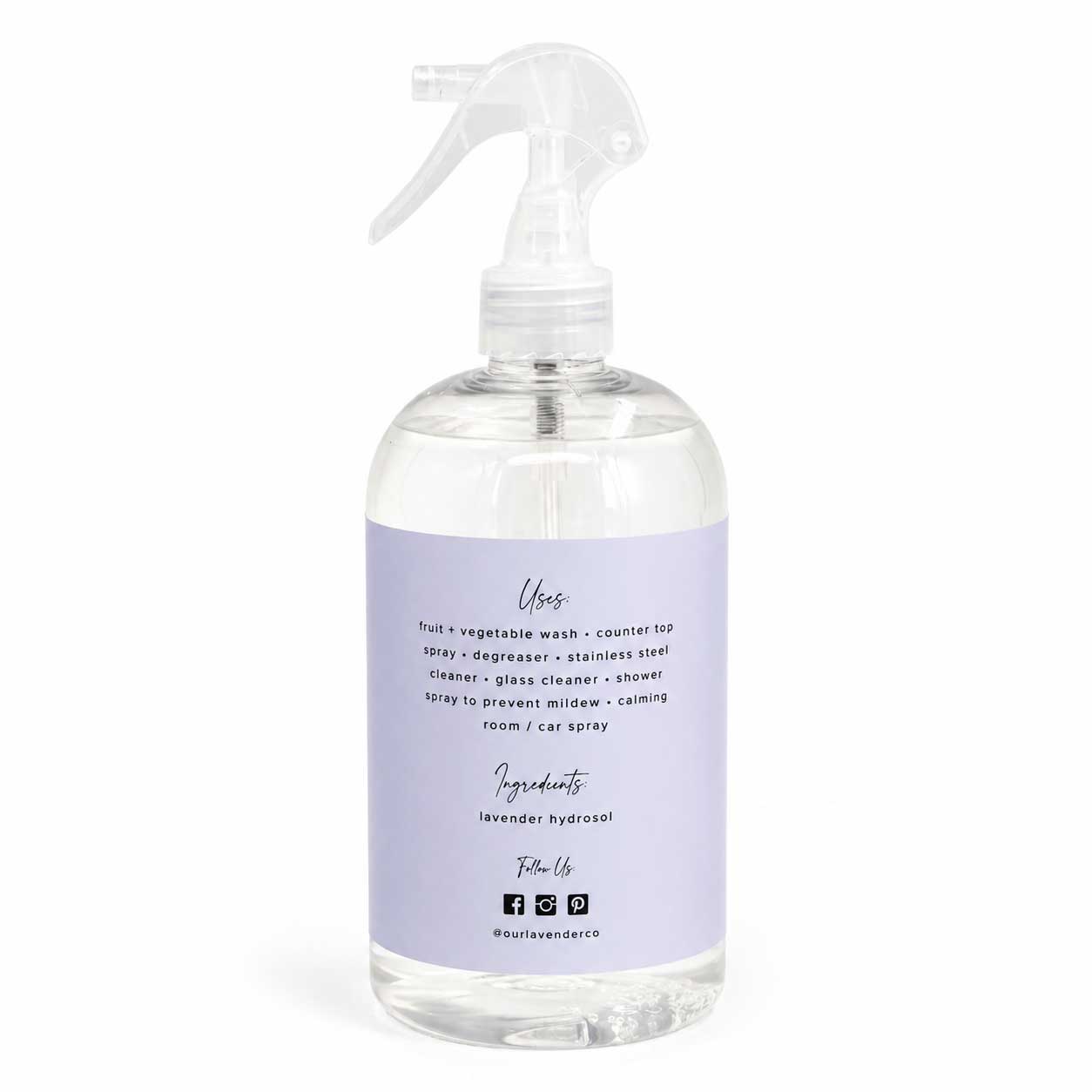 Lavender Multipurpose Cleaning Spray | Multiple Sizes | Our Lavender Co