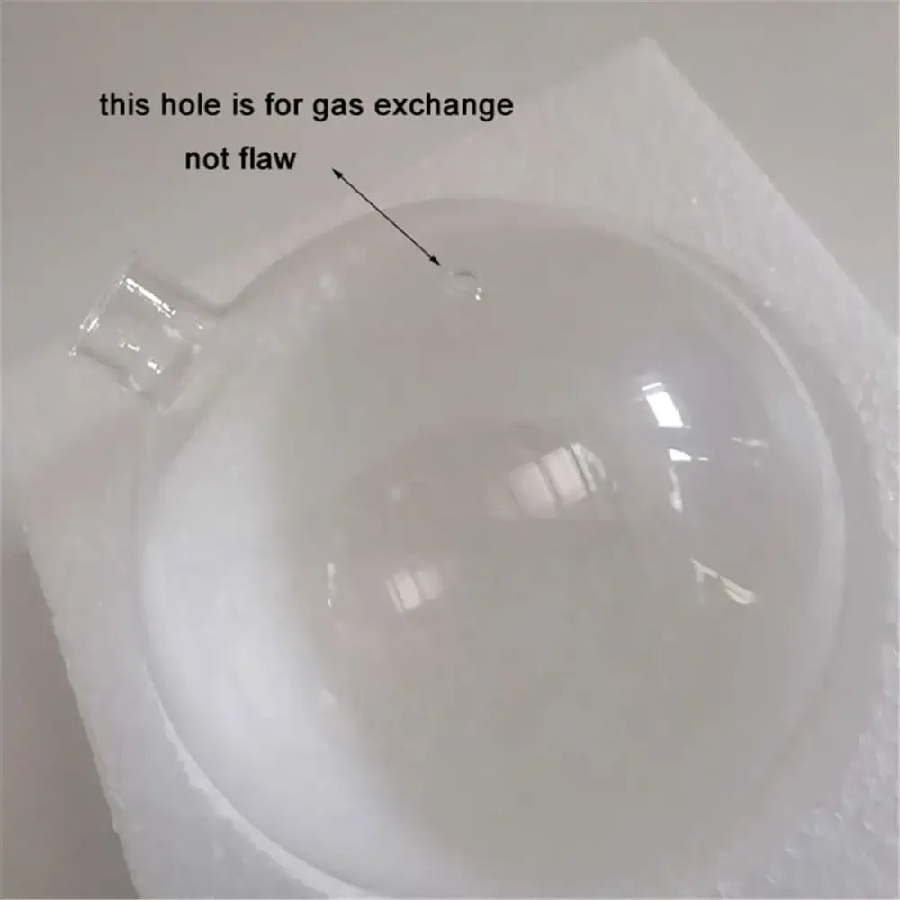 Clear 11mm opening glass lamp shade living room ornament set