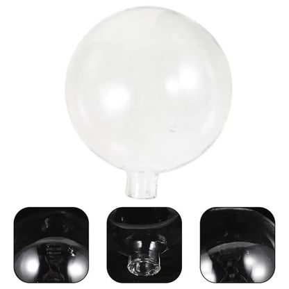 Clear 11mm opening glass lamp shade living room ornament set