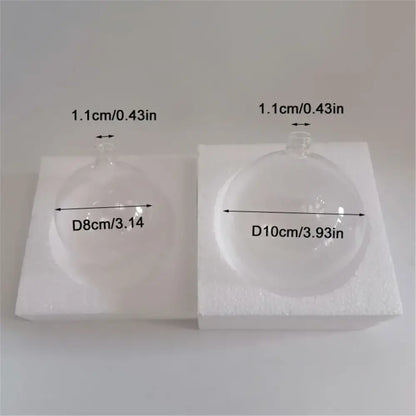 Clear 11mm opening glass lamp shade living room ornament set