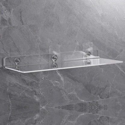 DecorBites™ Clear Acrylic Wall Shelf Organizer, 20-50cm