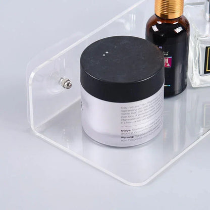DecorBites™ Clear Acrylic Wall Shelf Organizer, 20-50cm