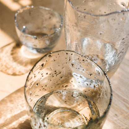 Clear Art Glass Vase