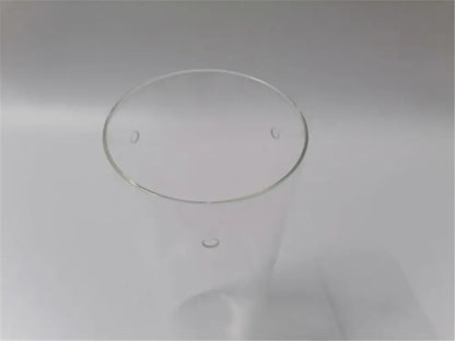 Clear cylinder glass hurricane lamp shade living room vase 3 pack