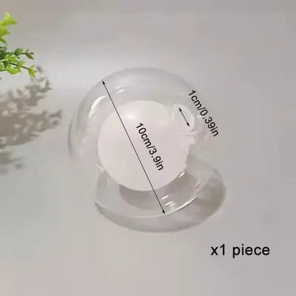 Clear g4 glass shade replacement globes for chandelier dining room
