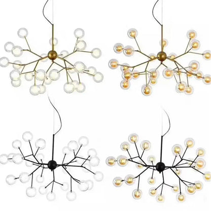 Clear g4 glass shade replacement globes for chandelier dining room