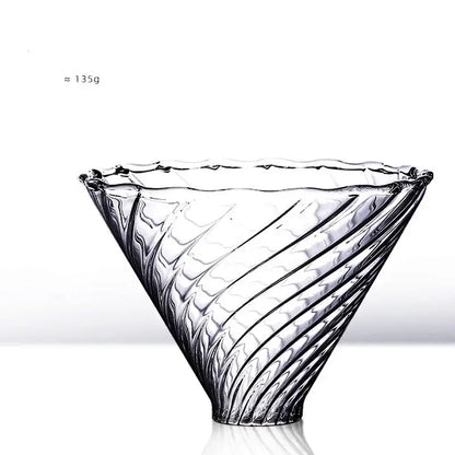 Clear glass barista kettle pot pour over coffee set kitchen