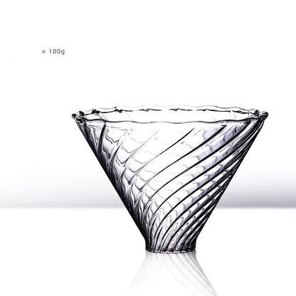 Clear glass barista kettle pot pour over coffee set kitchen