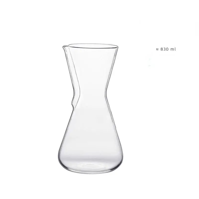 Clear glass barista kettle pot pour over coffee set kitchen