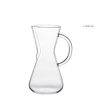 Clear glass barista kettle pot pour over coffee set kitchen