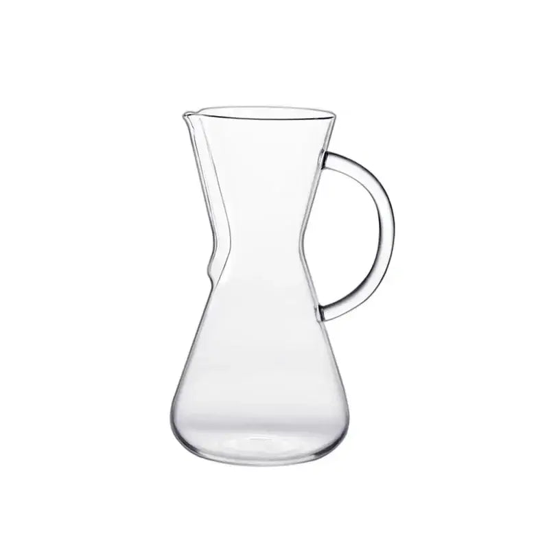 Clear glass barista kettle pot pour over coffee set kitchen