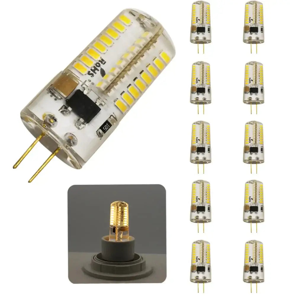 Clear glass led chandelier bulb dining room corn spotlight