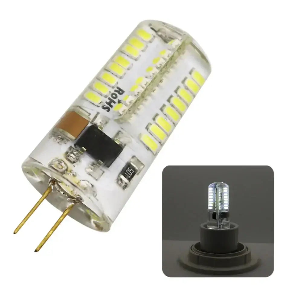 Clear glass led chandelier bulb dining room corn spotlight