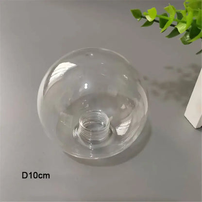 Clear glass pendant lamp shade sphere for dining room hanging lights