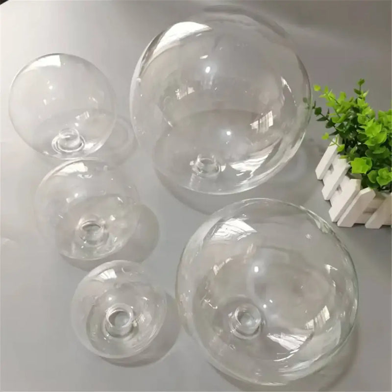 Clear glass pendant lamp shade sphere for dining room hanging lights
