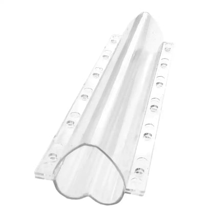 Clear heart shaped cucumber growth mold kitchen vegetable growth tool