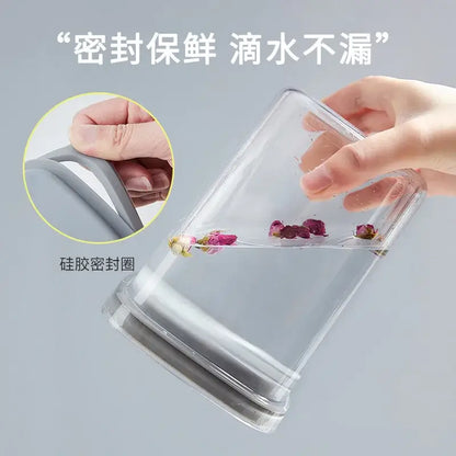 Clear hermetic food storage containers kitchen preservation box
