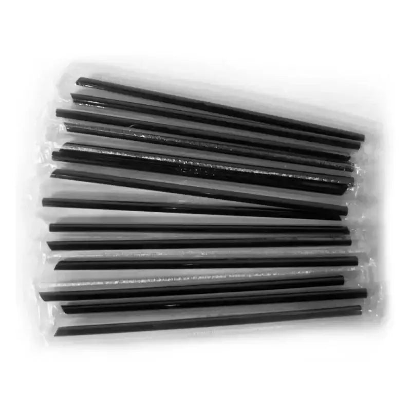 Clear individually wrapped drinking straws kitchen 100pcs multi color