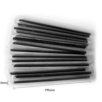 Clear individually wrapped drinking straws kitchen 100pcs multi color