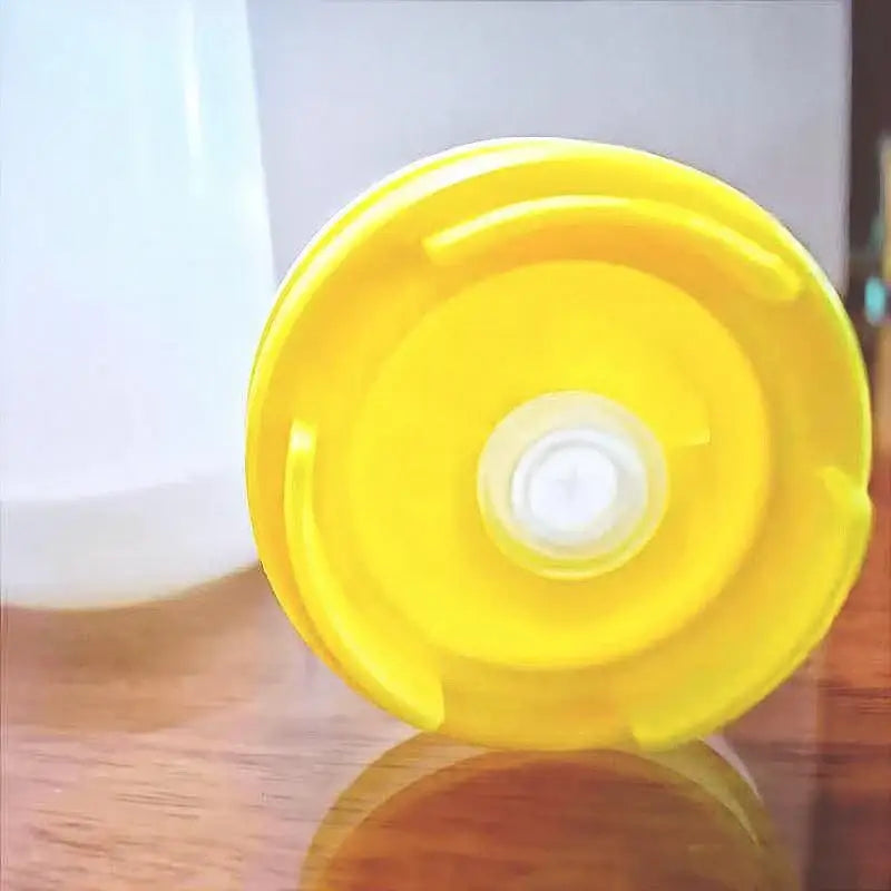 Clear red white & yellow tomato squeeze bottle kitchen set