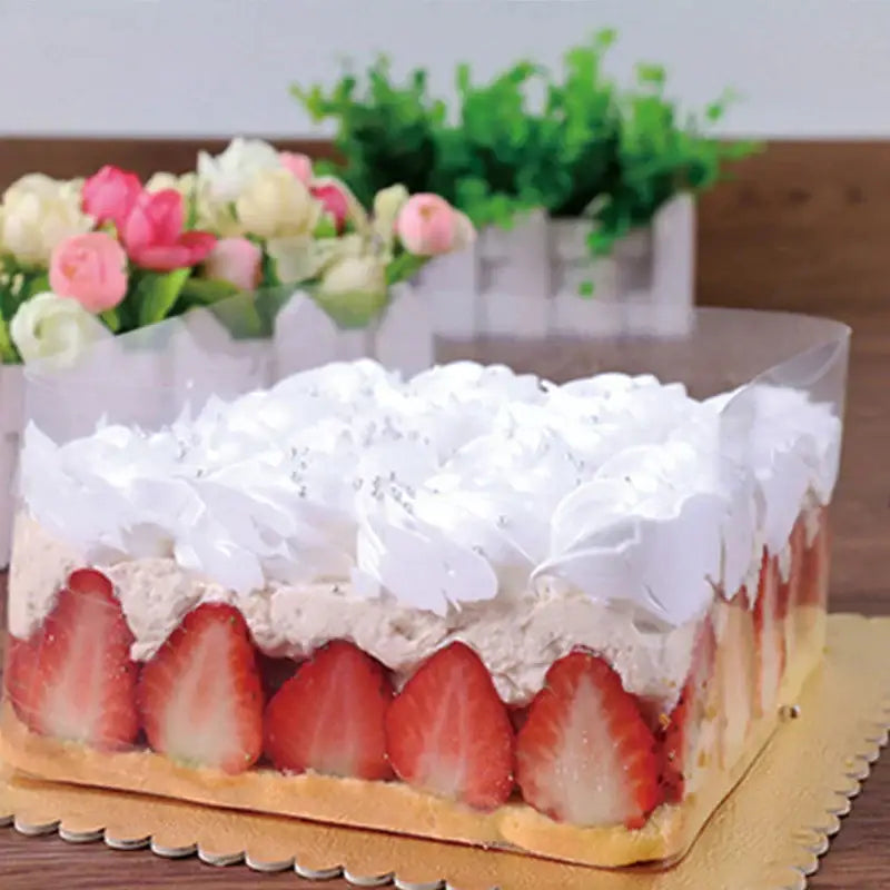 Clear transparent cake edge wrap – kitchen diy mousse decorating tool
