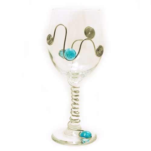 SALE | Embellished Wine Glass