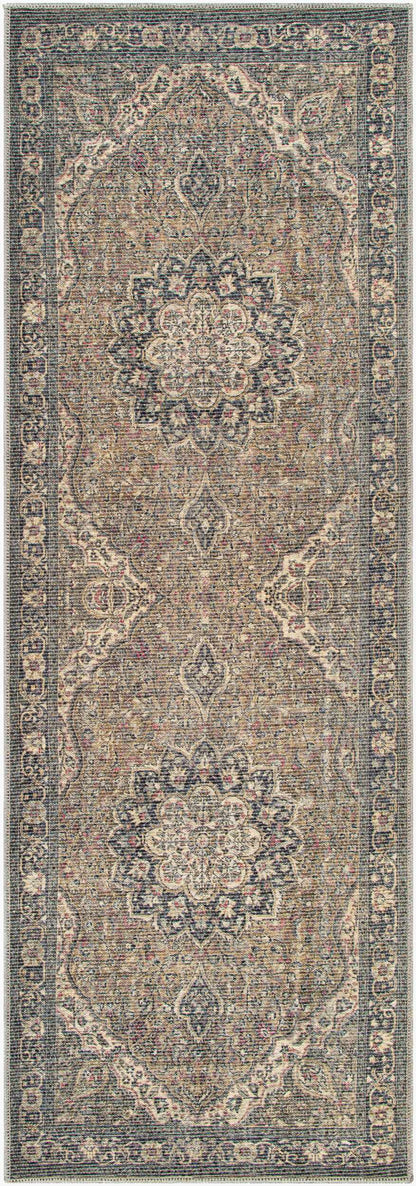 Greenpoint Dusty Blue Washable Rug
