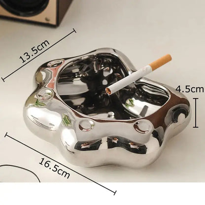 Cloud cat paw porcelain ashtray living room ceramic gift