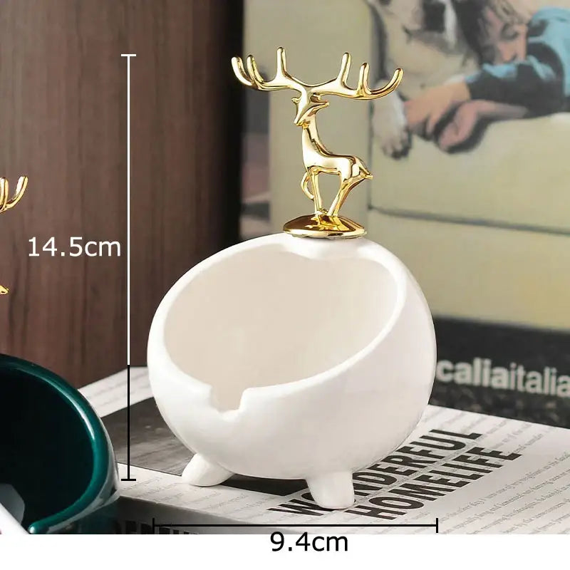 Cloud cat paw porcelain ashtray living room ceramic gift