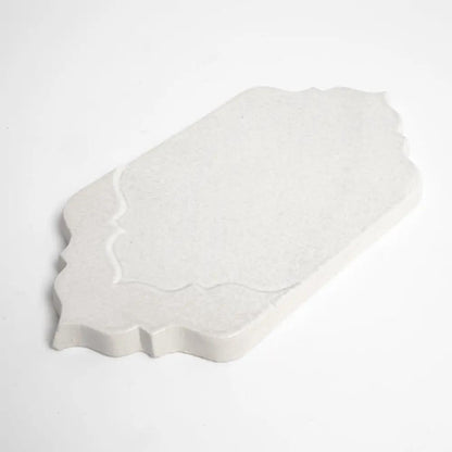 Cloud White Glossy Musa Ceramic Accent Tiles 4x7 1/2