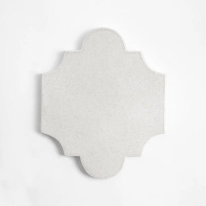 Cloud White Glossy San Felipe Ceramic Tiles 6x7 3/8