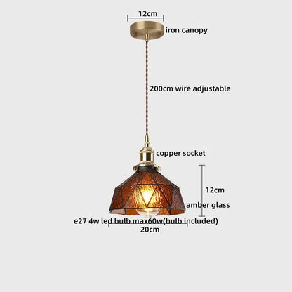 Cloud patterned brass ceramic led pendant light for dining room
