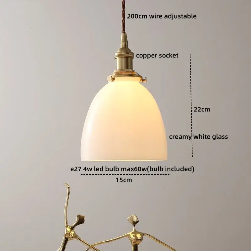 Cloud patterned brass ceramic led pendant light for dining room
