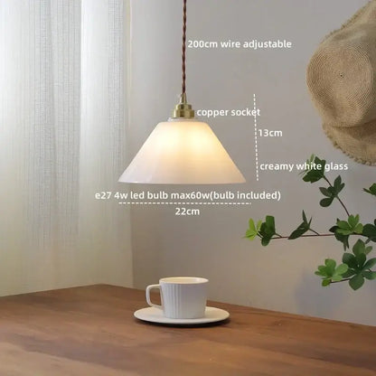 Cloud patterned brass ceramic led pendant light for dining room