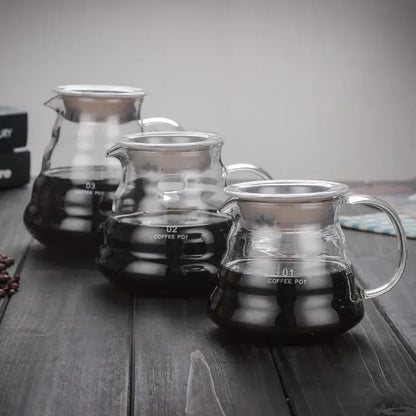 Cloud shaped glass coffee kettle – kitchen heat resistant teapot