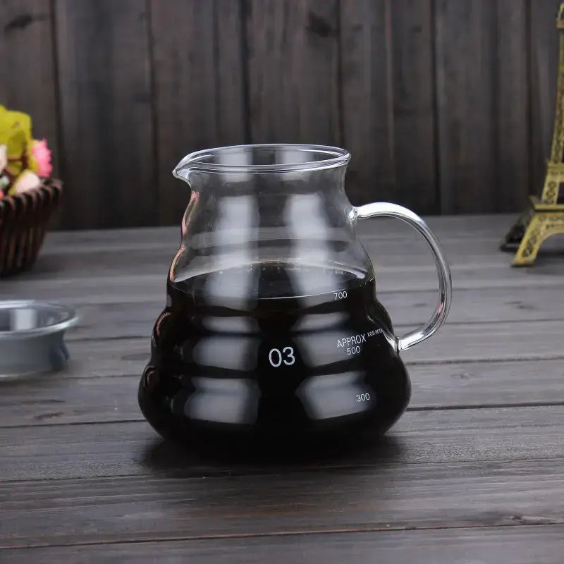 Cloud shaped glass coffee kettle – kitchen heat resistant teapot
