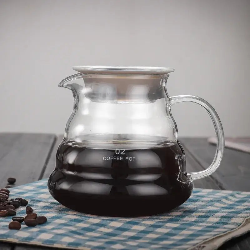 Cloud shaped glass coffee kettle – kitchen heat resistant teapot