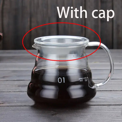 Cloud shaped glass coffee kettle – kitchen heat resistant teapot