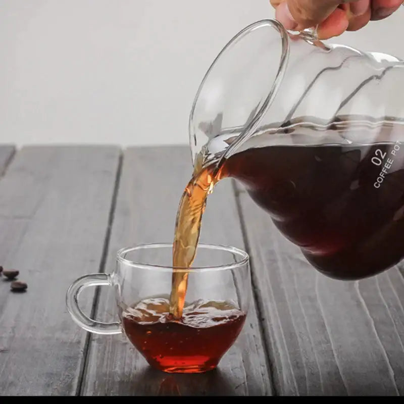 Cloud shaped glass coffee kettle – kitchen heat resistant teapot