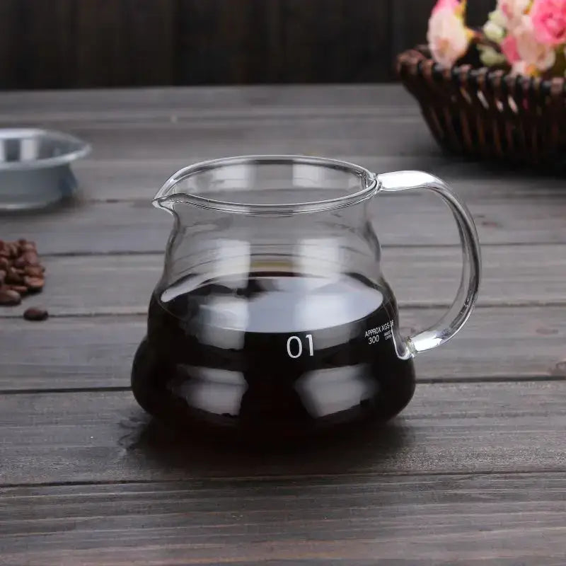Cloud shaped glass coffee kettle – kitchen heat resistant teapot