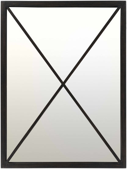 Candon Black Framed Mirror