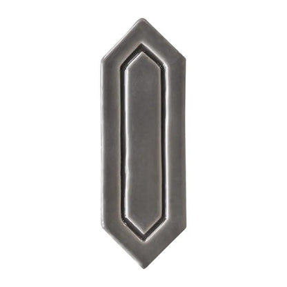 Coffee Glossy Reliefed Picket Ceramic Accent Tiles 2x6