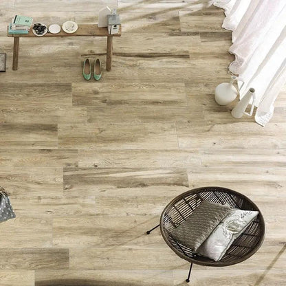 Cognac Natural Wood Look Porcelain Tiles 8x48