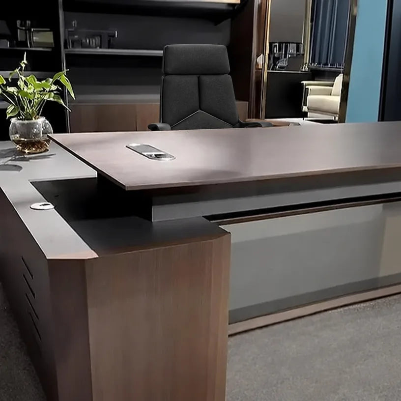 Cole · Modern L-Shaped Executive Desk