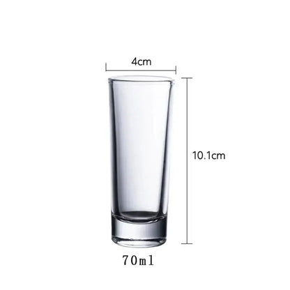 Colorful bullet cocktail glass set of 6 for the kitchen tray