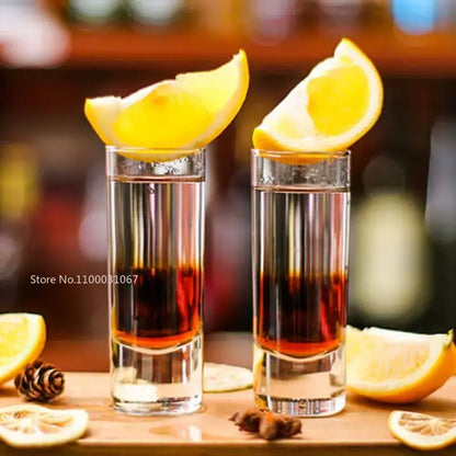 Colorful bullet cocktail glass set of 6 for the kitchen tray