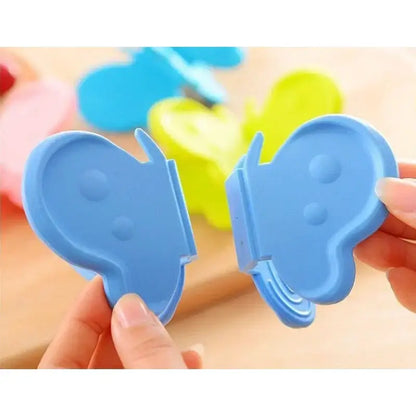 Colorful butterfly silicone insulation plate clamps kitchen tool