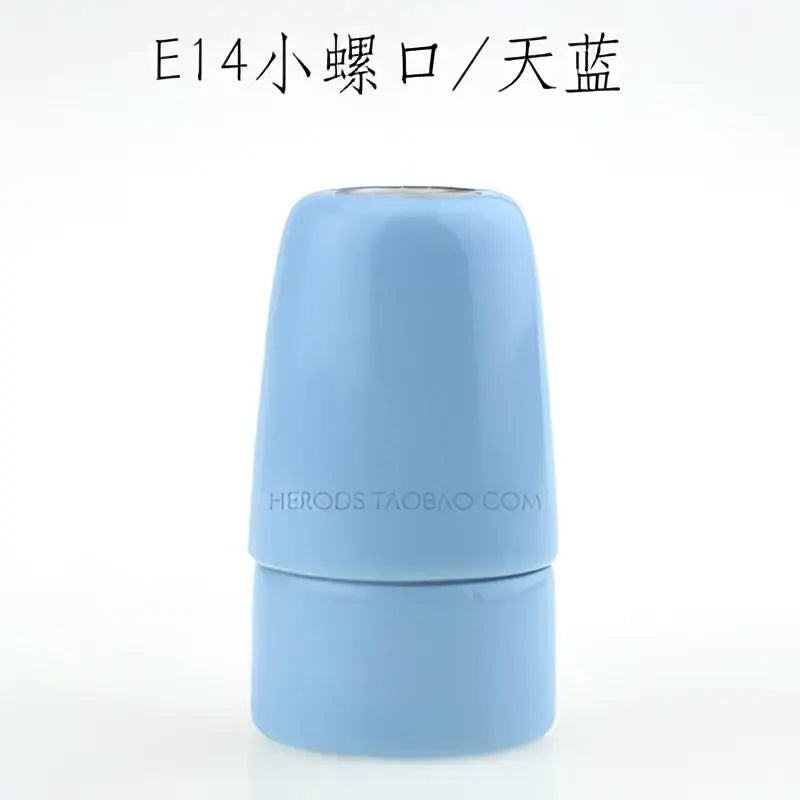Colorful ceramic e14 socket bulb holder for bedroom and living room