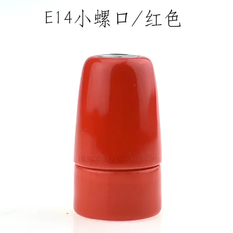 Colorful ceramic e14 socket bulb holder for bedroom and living room