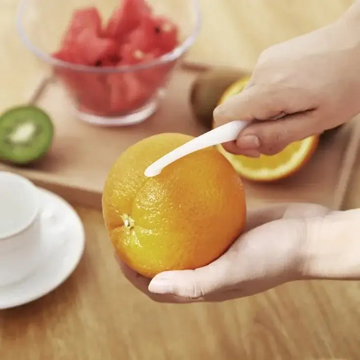 Colorful citrus zester peeler knife set of 4 kitchen fruit spoons